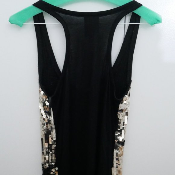 Mango gold sequins tank top - Picture 2 of 4